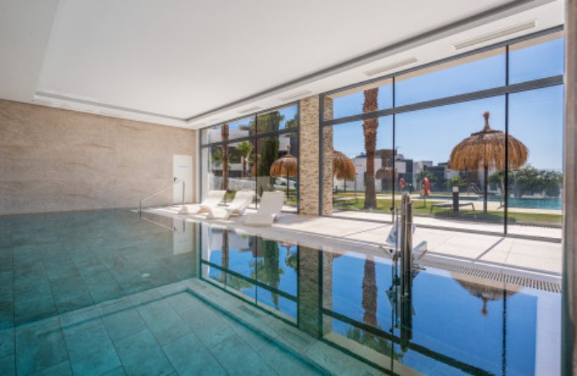 Communal indoor pool